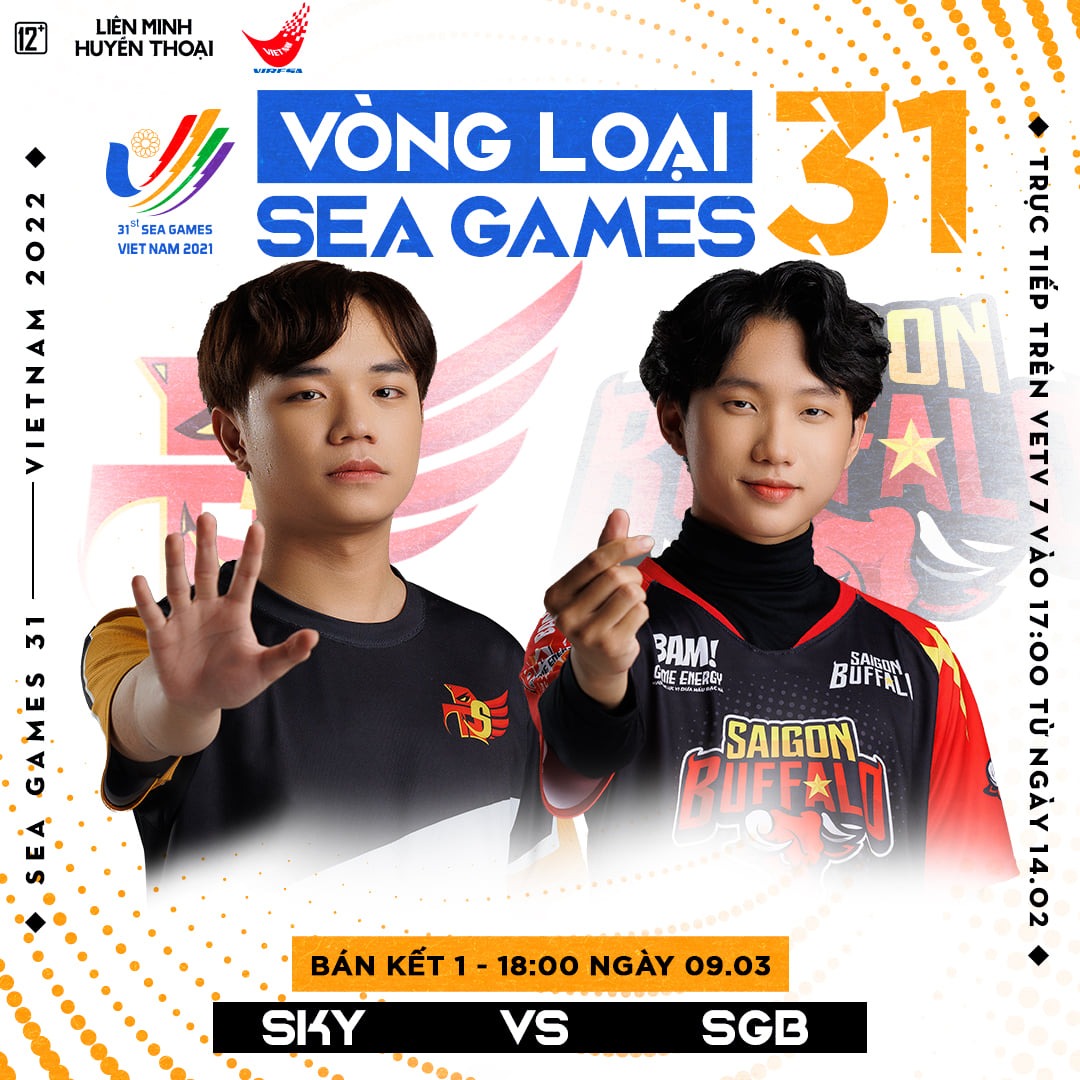 TRỰC TIẾP bán kết vòng loại LMHT SEA Games 31: SKY vs SGB - Ảnh 1