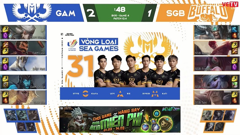 Hạ SGB 3-1, GAM là đại diện của Việt Nam tại SEA Games 31 - Ảnh 4