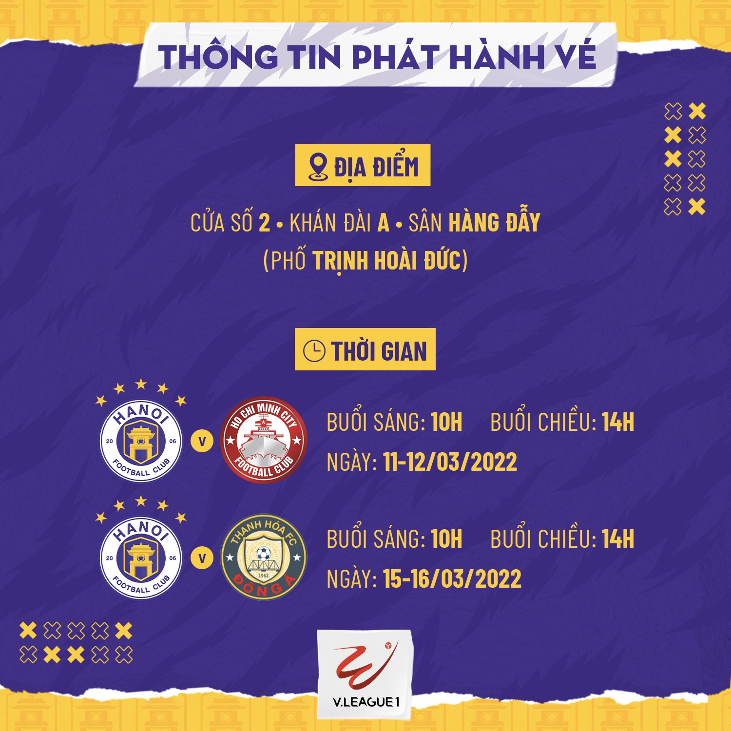 CLB Hà Nội thông báo bán vé trực tiếp trận gặp Thanh Hóa - Ảnh 2
