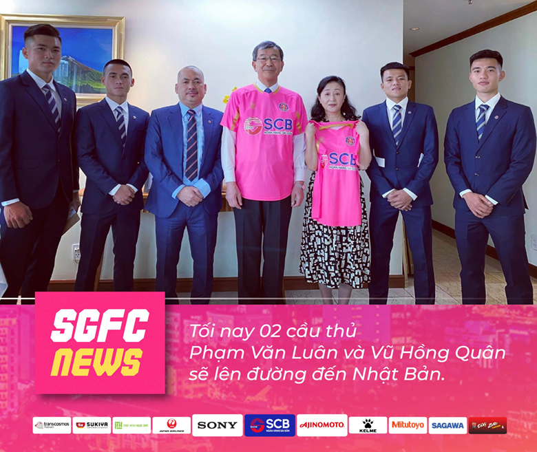 Hai sao trẻ CLB Sài Gòn chính thức lên đường sang Nhật Bản đá J-League 2 - Ảnh 1