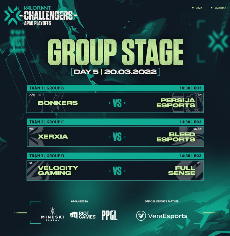 TRỰC TIẾP vòng bảng VCT 2022 APAC Stage 1 Challengers ngày 20/3: BLD vs XIA - Ảnh 1