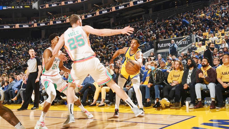 Kết quả bóng rổ NBA ngày 21/3: Warriors vs Spurs - Thiếu Curry, thiếu chiến thắng - Ảnh 1