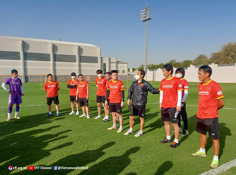 U23 Việt Nam tập buổi đầu tại UAE với sự có mặt của HLV Gong Oh Kyun - Ảnh 3