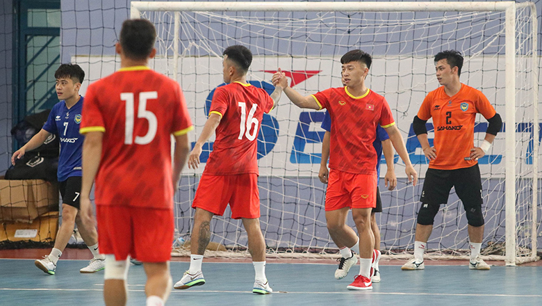 ĐT Futsal Việt Nam giành thắng lợi trước ngày sang Thái Lan dự giải vô địch Đông Nam Á - Ảnh 1
