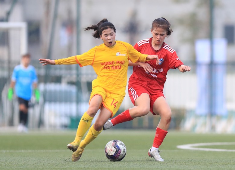 Tân binh U19 Sơn La gây bất ngờ ở vòng 2 giải Vô địch U19 nữ Quốc gia 2022 - Ảnh 2