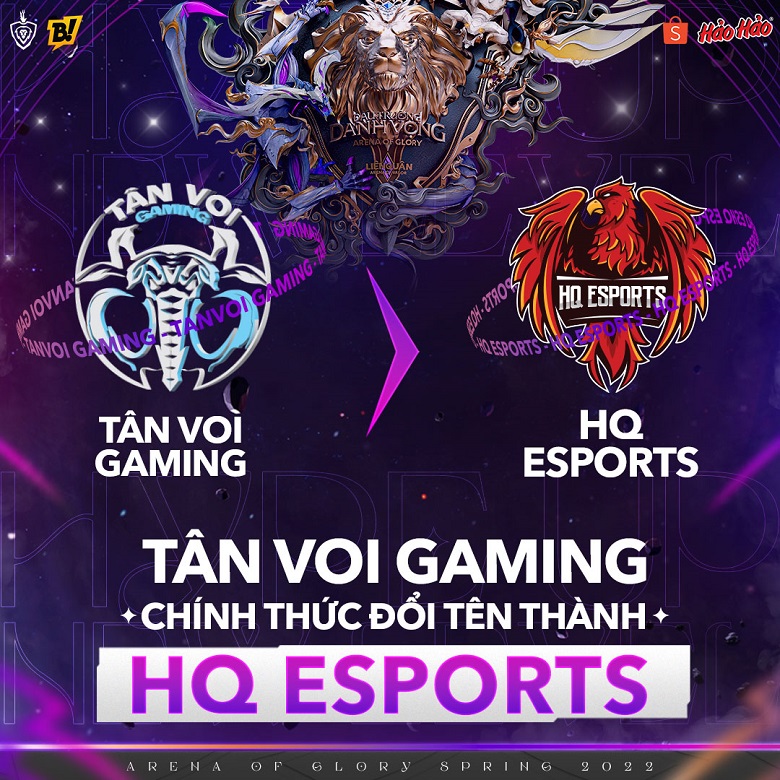 Liên Quân Mobile: Tân Voi Gaming chính thức đổi tên thành HQ Esports - Ảnh 2