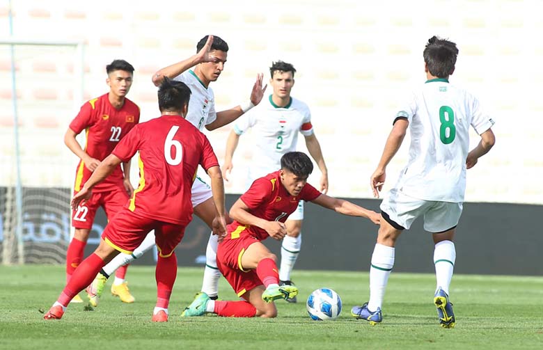 U23 Việt Nam có điểm trước Iraq trong ngày ra quân tại Dubai Cup 2022 - Ảnh 1