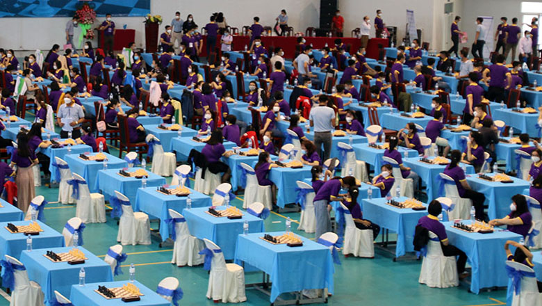 235 kỳ thủ dự giải cờ vua đồng đội quốc gia 2022, hướng đến SEA Games 31 - Ảnh 1