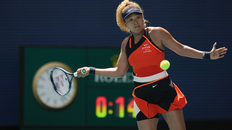 Naomi Osaka thắng dễ tay vợt gốc Singapore, vào vòng 2 Miami Open 2022 - Ảnh 2