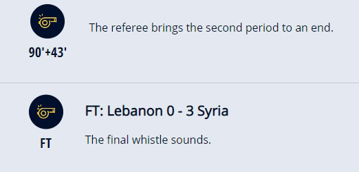 Trận Lebanon vs Syria được bù giờ 43 phút - Ảnh 4