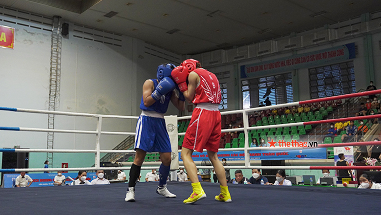 Thu Nhi thắng trận mở màn giải boxing các đội mạnh toàn quốc 2022 - Ảnh 1