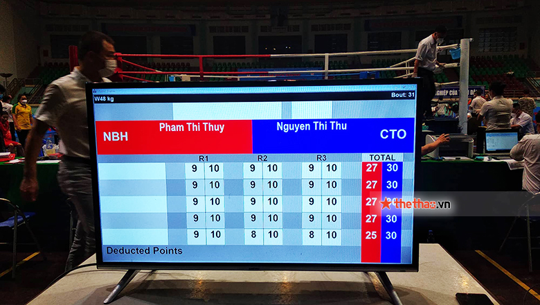 Thu Nhi thắng trận mở màn giải boxing các đội mạnh toàn quốc 2022 - Ảnh 2