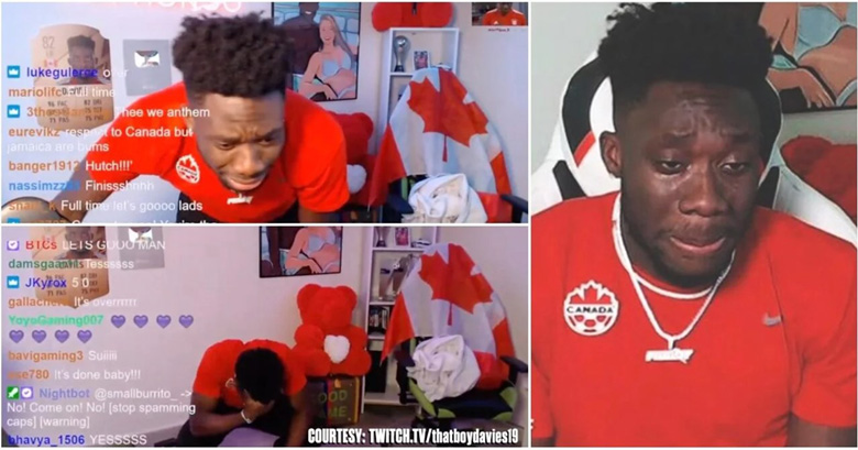 Alphonso Davies bật khóc trên sóng livestream khi Canada giành vé dự World Cup 2022 - Ảnh 2