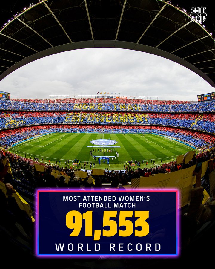 Trận El Clasico phiên bản nữ lập kỷ lục về số khán giả tới sân - Ảnh 2