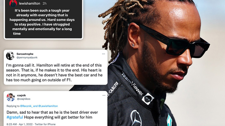 Lewis Hamilton gặp vấn đề tâm lý, CĐV dự đoán giải nghệ cuối mùa - Ảnh 1
