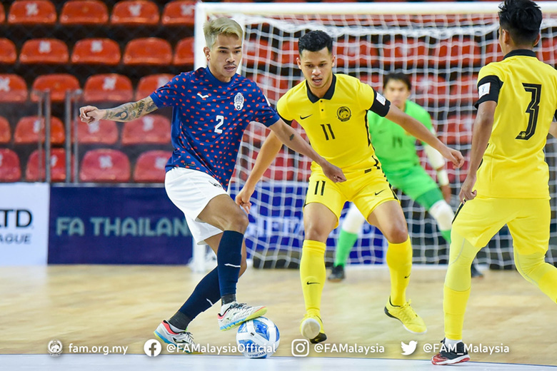 ĐT futsal Malaysia đánh bại Campuchia trong trận cầu có 13 bàn thắng - Ảnh 2