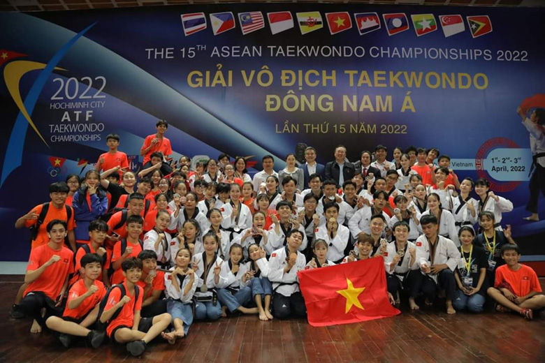 Taekwondo Việt Nam thống trị giải vô địch Đông Nam Á với 67 tấm HCV - Ảnh 1
