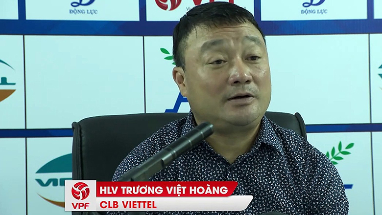 HLV Trương Việt Hoàng nói 2 nguyên nhân khiến Viettel thua Hà Nội - Ảnh 1
