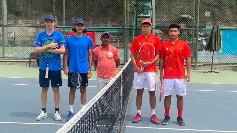 ĐT quần vợt trẻ Việt Nam thua Kazakhstan tại CK Vòng loại Junior Davis Cup - Ảnh 2