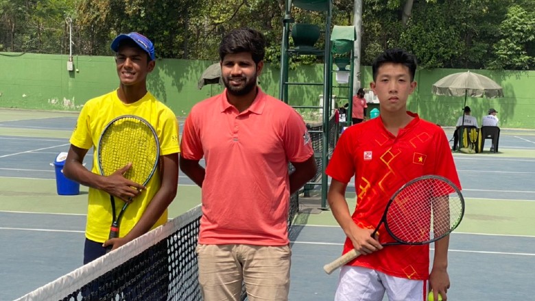 ĐT quần vợt trẻ Việt Nam giành vé vào Tứ kết CK Vòng loại Junior Davis Cup - Ảnh 1