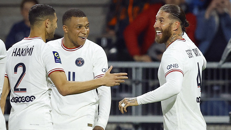 Kết quả bóng đá Angers vs PSG: Ramos ghi bàn, ngôi vương cách thành Paris 1 điểm - Ảnh 1