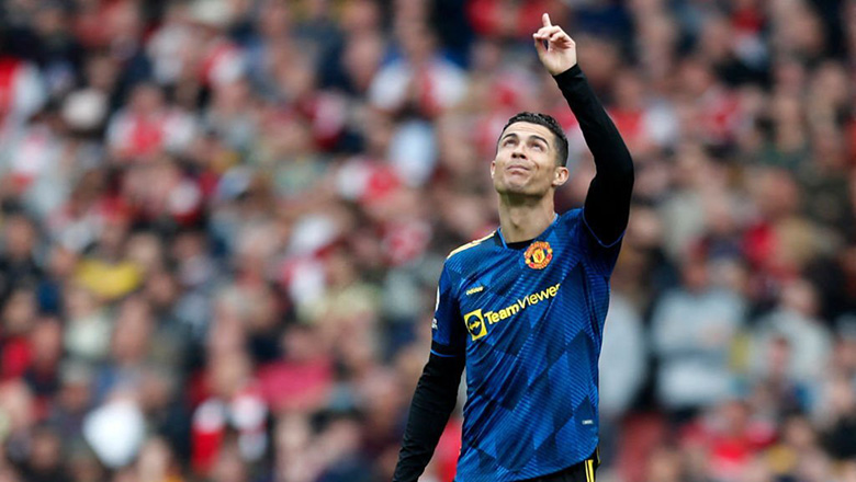 Ronaldo dành tặng bàn thắng ở trận Arsenal vs MU cho con trai - Ảnh 1