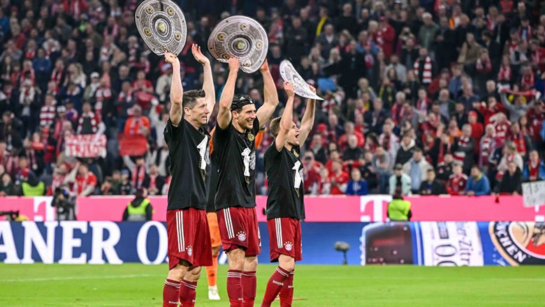 Bayern Munich vô địch Bundesliga 2021/22, lập kỷ lục vô tiền khoáng hậu  - Ảnh 2