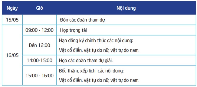 Lịch thi đấu Vật cổ điển SEA Games 31 tại Việt Nam mới nhất - Ảnh 2