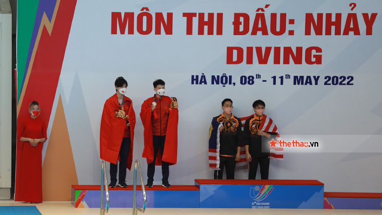 Malaysia giành HCV thứ 2 ở môn nhảy cầu SEA Games 31, Việt Nam có HCB - Ảnh 3