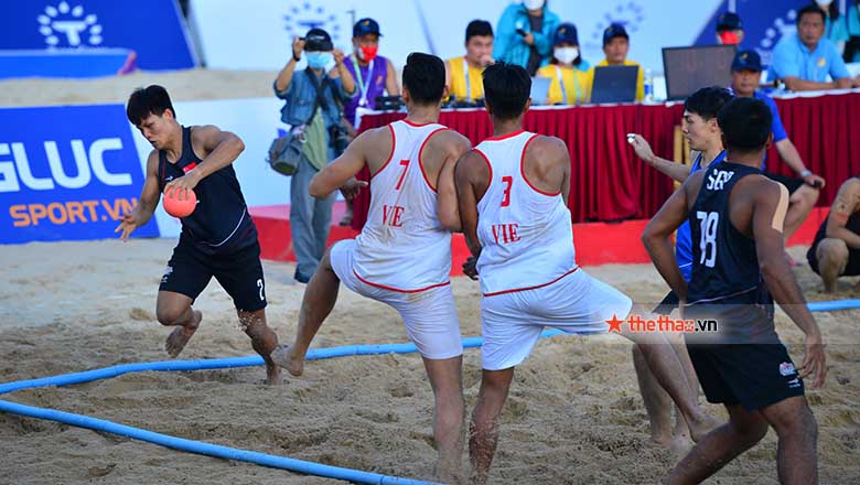 ĐT bóng ném bãi biển Việt Nam thắng trận thứ 4 liên tiếp ở SEA Games 31 - Ảnh 2