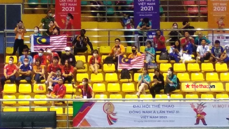 CĐV Campuchia cuồng nhiệt, Malaysia lặng thinh ở bán kết Kickboxing SEA Games 31 - Ảnh 3