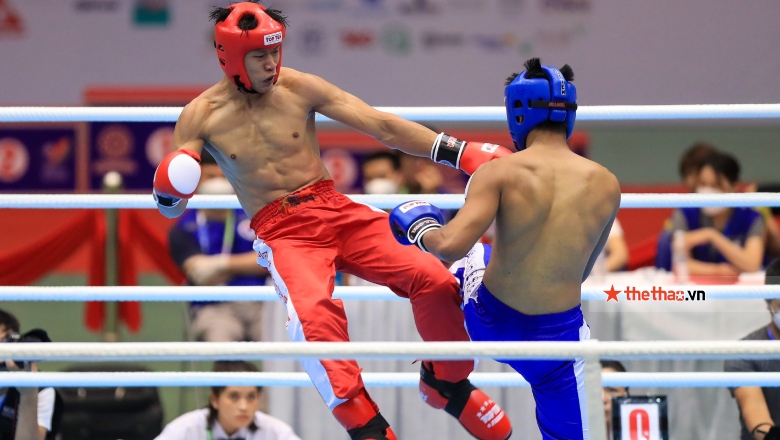 Kickboxing SEA Games 31: Nguyễn Thế Hưởng đổi màu huy chương thành công - Ảnh 3
