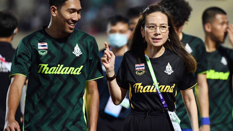 Madam Pang cảm ơn 'cầu thủ thứ 12' sau chiến thắng của U23 Thái Lan - Ảnh 1