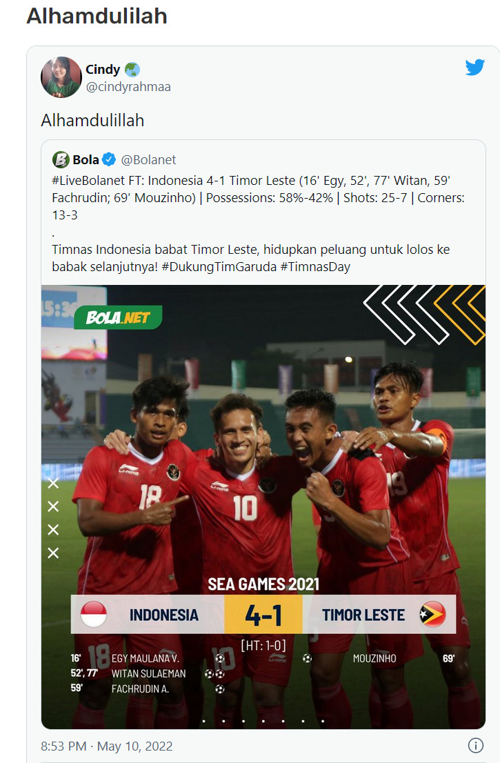 Cư dân mạng phản ứng trái chiều về chiến thắng của U23 Indonesia trước Timor Leste - Ảnh 1