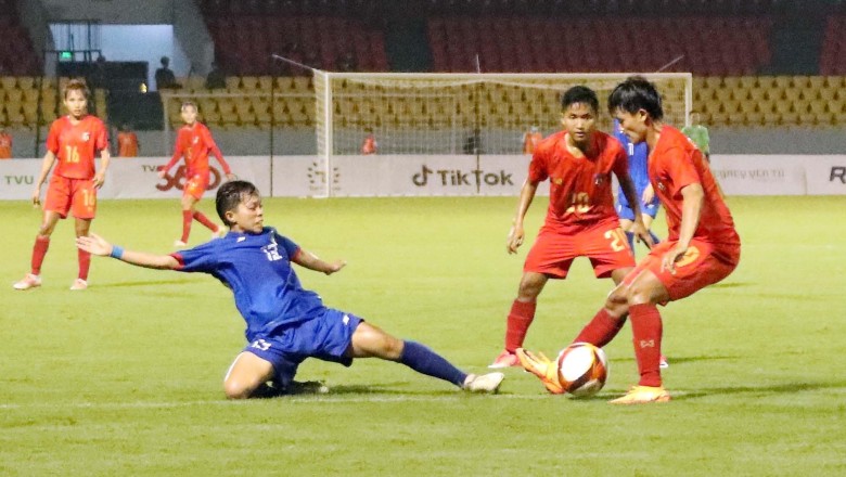 Kết quả bóng đá nữ Myanmar vs Lào: Chiến thắng tưng bừng - Ảnh 2