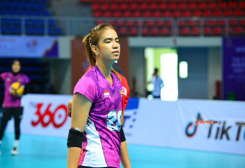 Tuyển bóng chuyền nữ Indonesia làm quen sân nhà thi đấu Đại Yên, Quảng Ninh - Ảnh 7
