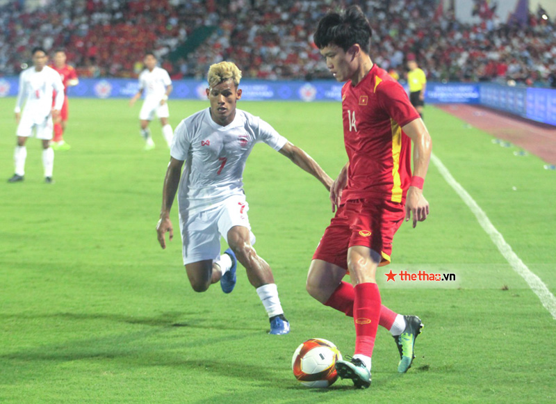 TRỰC TIẾP U23 Việt Nam 0-0 U23 Myanmar: Chủ nhà tăng cường sức ép - Ảnh 5