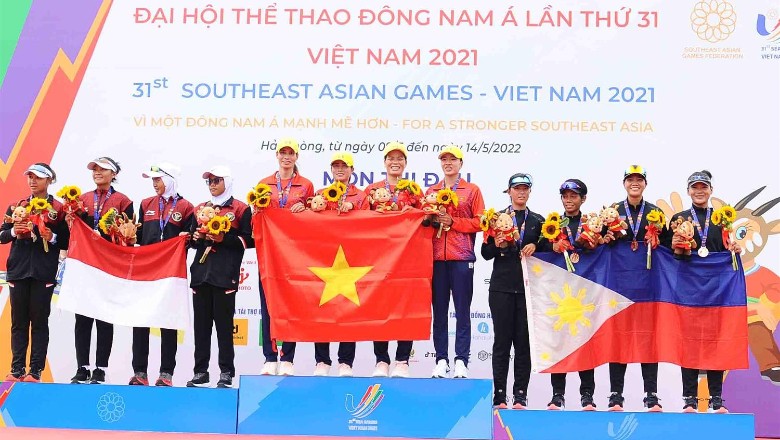 Rowing Việt Nam đoạt cú đúp HCV tại SEA Games 31 sáng ngày 14/5 - Ảnh 2