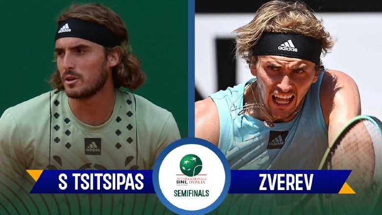 Trực tiếp tennis Zverev vs Tsitsipas - Bán kết Rome Masters, 19h30 ngày 14/5 - Ảnh 1