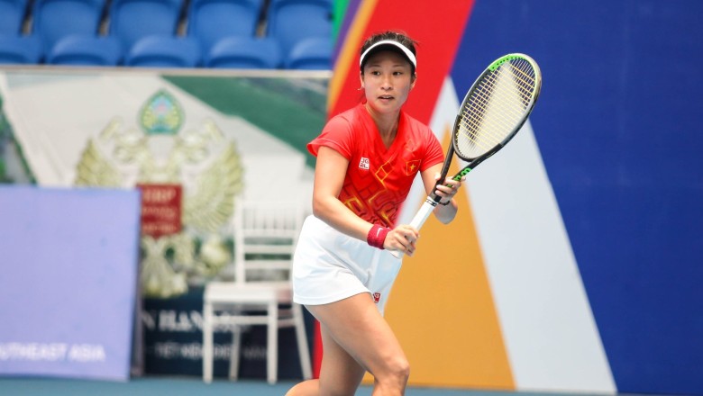 Quần vợt SEA Games 31: Quốc Khánh vào tứ kết 2 nội dung đôi, Savanna Lý Nguyễn bị loại sớm - Ảnh 2