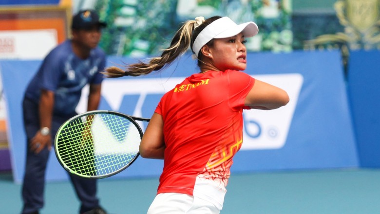 Quần vợt SEA Games 31: Chanelle Vân Nguyễn vào bán kết đơn nữ - Ảnh 4