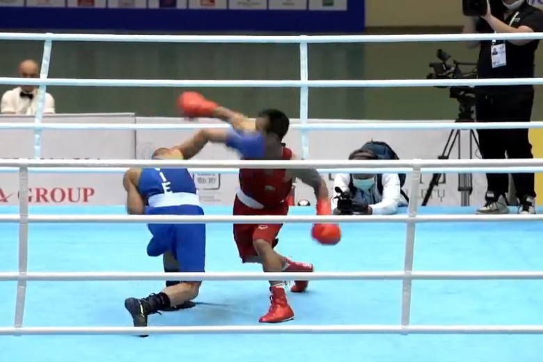 Trần Văn Thảo đánh bại võ sĩ Myanmar, gặp 'quái vật' Philippines ở chung kết SEA Games - Ảnh 1