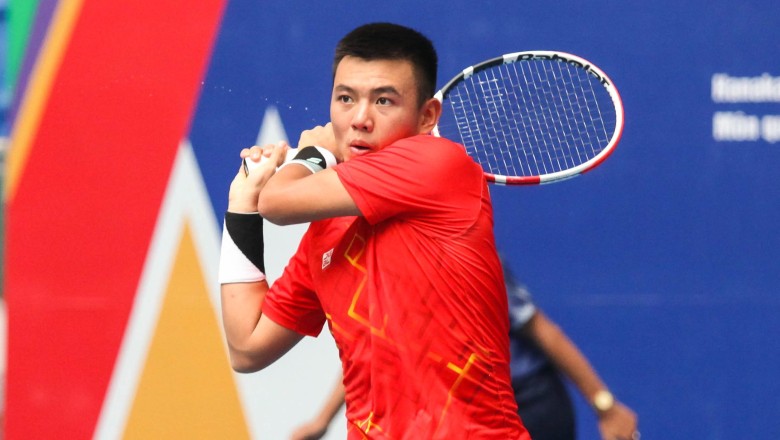 Quần vợt SEA Games 31: Lý Hoàng Nam đánh bại đối thủ Thái Lan, gặp Trịnh Linh Giang ở chung kết - Ảnh 1