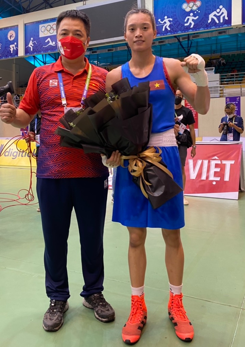 Nguyễn Thị Tâm mang về HCV đầu tiên cho Boxing Việt Nam ở SEA Games 31 - Ảnh 4