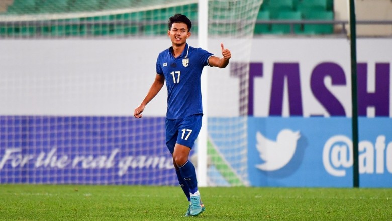 Sao U23 Thái Lan vươn lên dẫn đầu danh sách Vua phá lưới U23 châu Á 2022 - Ảnh 2