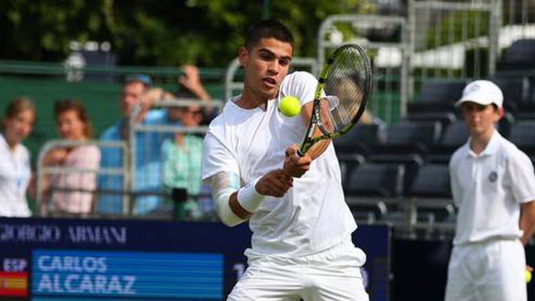 Carlos Alcaraz toàn thua 2 trận chạy đà cho Wimbledon 2022 - Ảnh 1