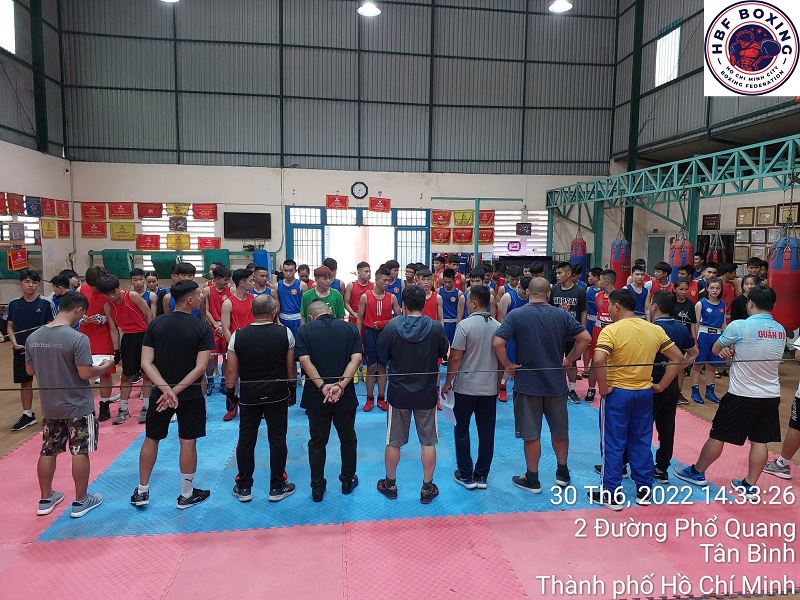 Tuyển Boxing TPHCM và Quân Đội đấu tập trước giải trẻ toàn quốc - Ảnh 1