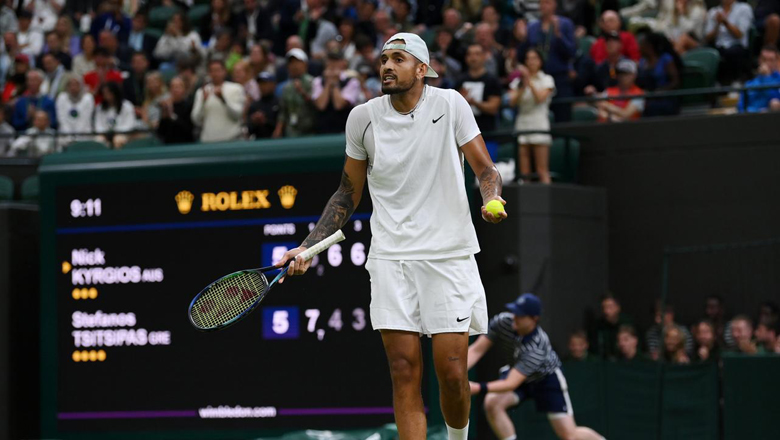 ‘Trai hư’ Nick Kyrgios nhận thêm án phạt tại Wimbledon 2022 - Ảnh 1