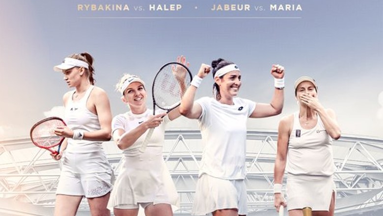Trực tiếp bán kết đơn nữ Wimbledon hôm nay 7/7: Jabeur vs Maria, Rybakina vs Halep - Ảnh 1