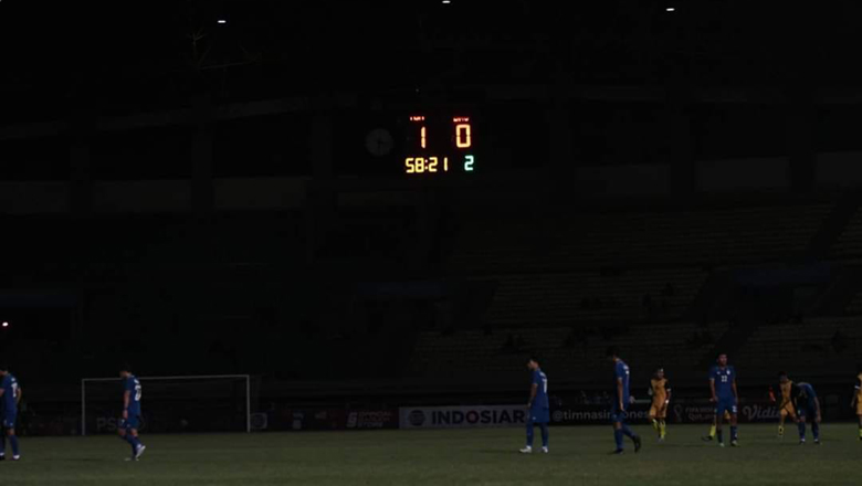 Trận U19 Thái Lan gặp U19 Brunei tạm từng 10 phút vì mất điện - Ảnh 1